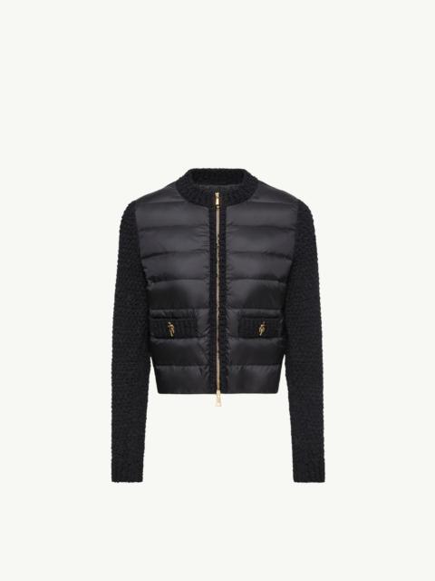 Padded Zip-Up Cardigan