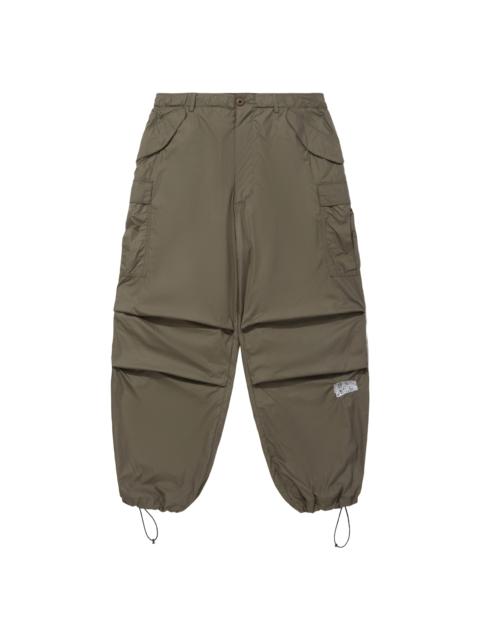 NYLON WIDE CARGO PANTS