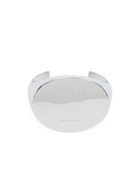 Numbers-motif cuff bracelet