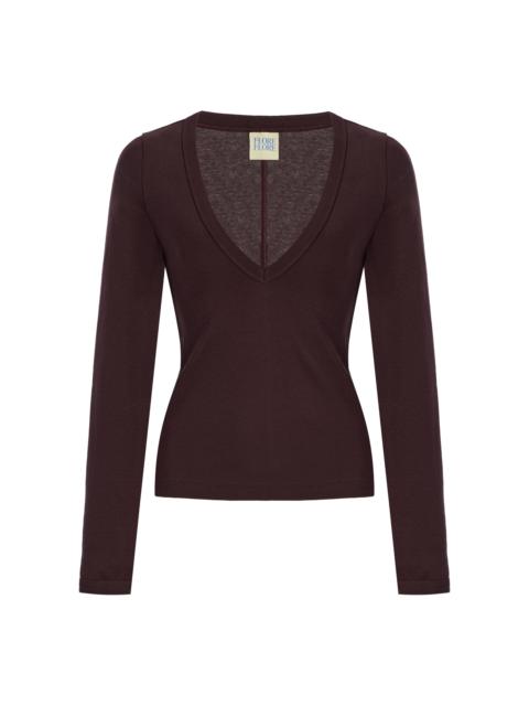 Dewi Cotton T-Shirt brown