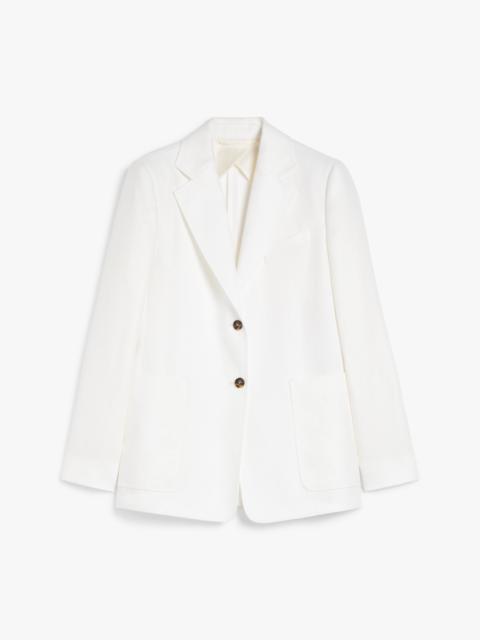GUGLIA Single-breasted linen blazer