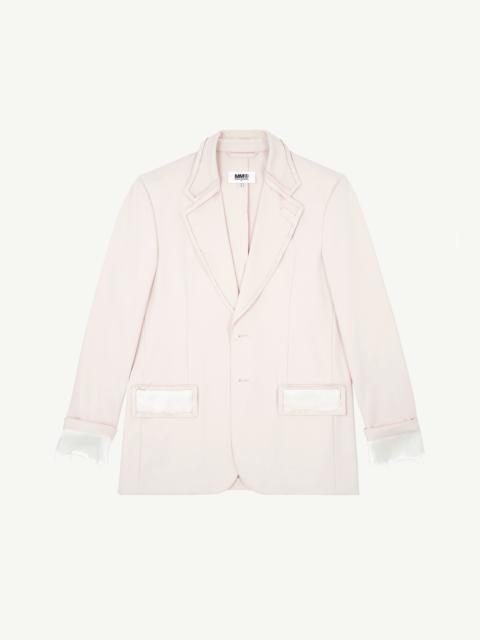 Deconstructed suit jacket