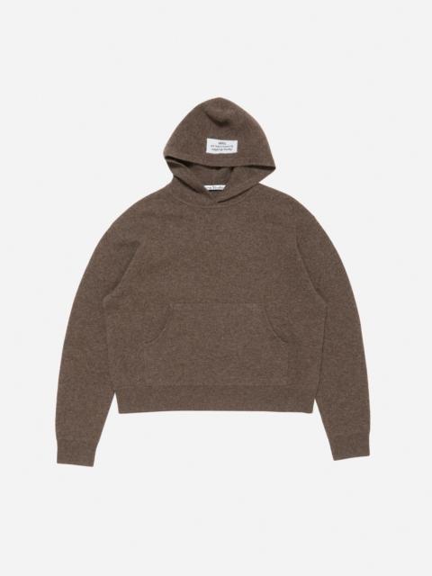 Cashmere hooded sweater - Walnut brown