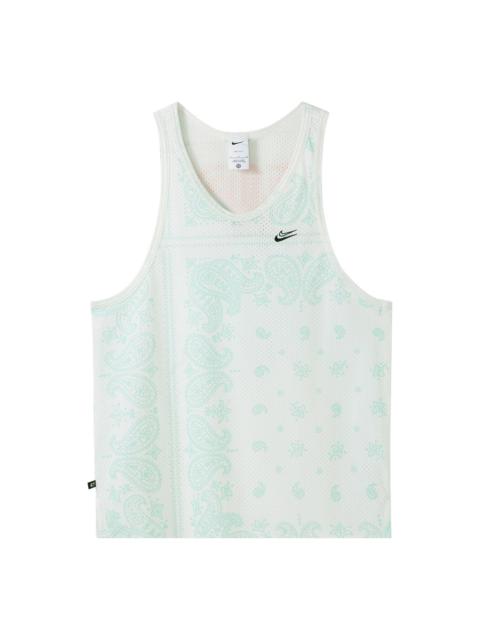 Nike Dri-fit Casual Breathable cashew Sleeveless Vest Green DH7372-121