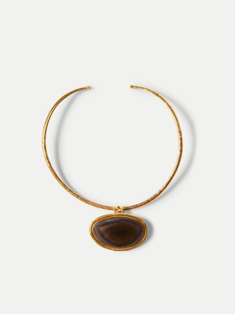 DAKOTA BROWN AGATE NECKLACE