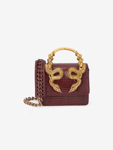 Burgundy Bag With Snakes