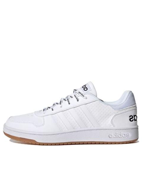 adidas neo Hoops 2.0 White/Brown FY8630