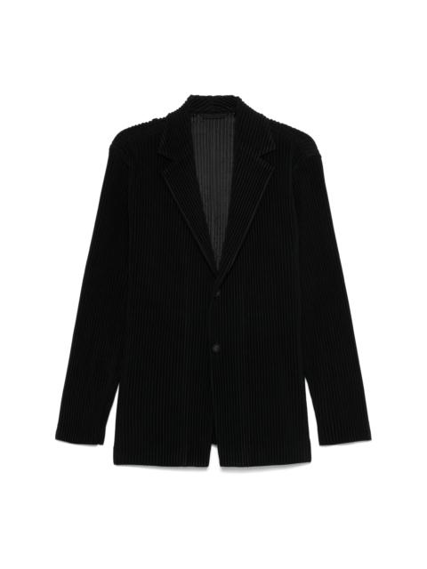 SS25 PLEATED JACKET - BLACK