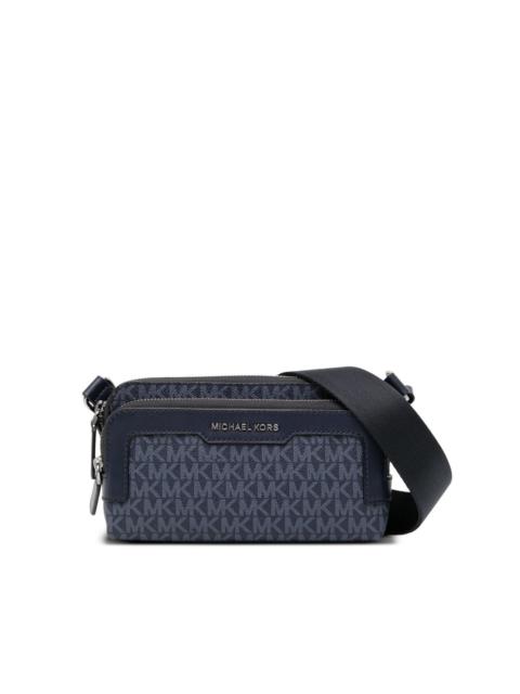 Hudson monogram messenger bag