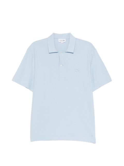 logo-patched short-sleeve polo shirt