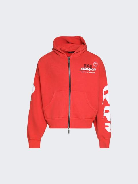 Membership Uso Zip Hoodie Red