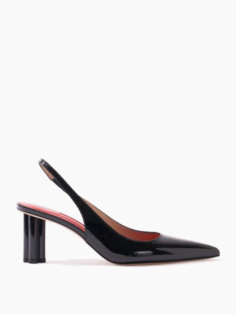 Cylinder-Heel Patent Leather Pumps