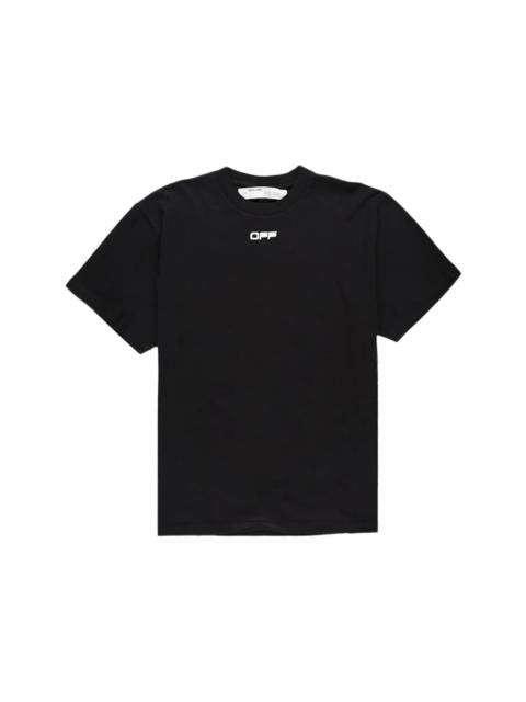 OFF-WHITE Slim Fit Airport Tape T-Shirt Black