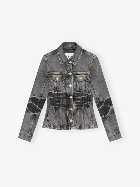 BLACK WASHED FUTURE DENIM BLAZER