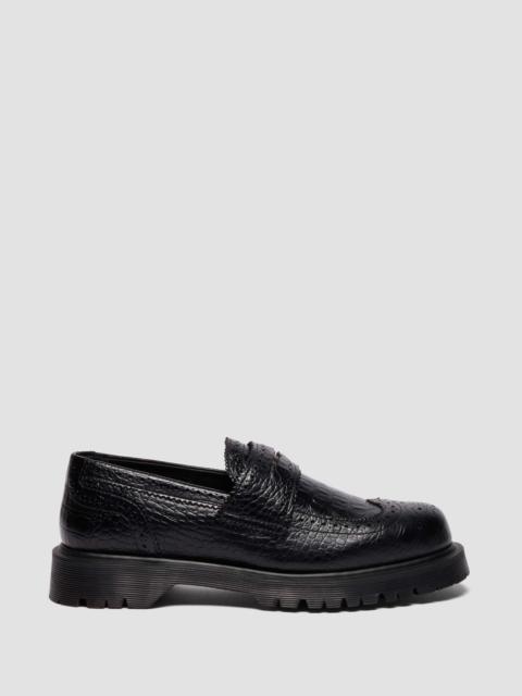 PENTON BROGUE Emboss Leather Loafers