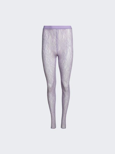 Lace Stirrup Legging Lilac