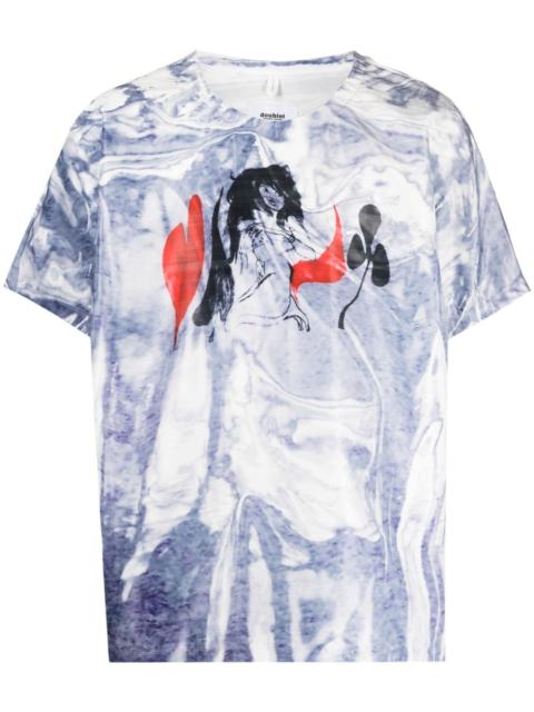 graphic-print cotton T-shirt