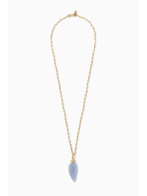 Large Wing Charm Necklace