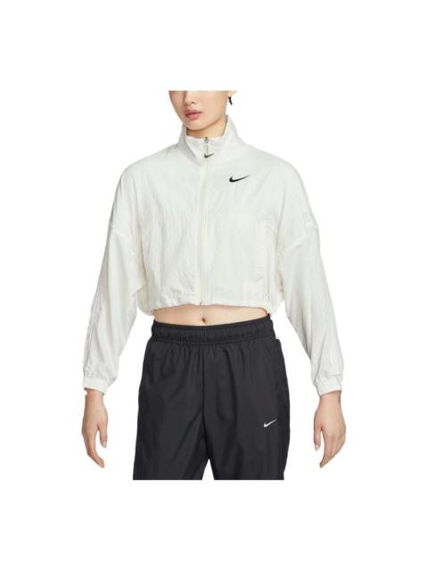 (WMNS) Nike Sportswear Woven Jacket Asia Sizing 'Sail' HM4629-133