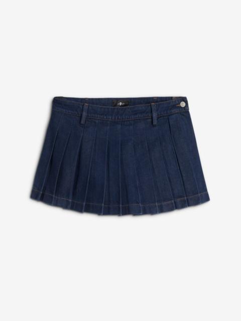 MANKIND Pleated Mini Skirt in Franklin