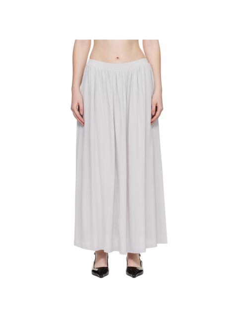 Gray Aelir Midi Skirt