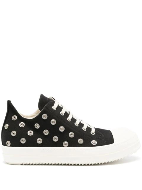 RICK OWENS DRKSHDW Eyelet Denim Sneakers Black/Milk