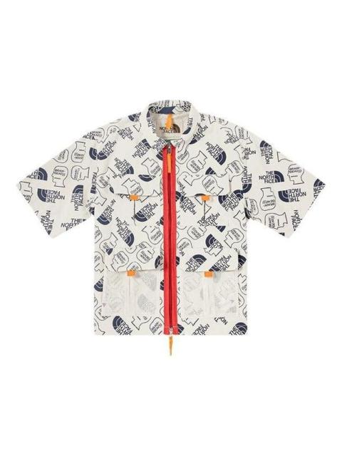 THE NORTH FACE X Brain Dead 76 Boxy Ss Mountain Shirt 'White' 529V-WF4