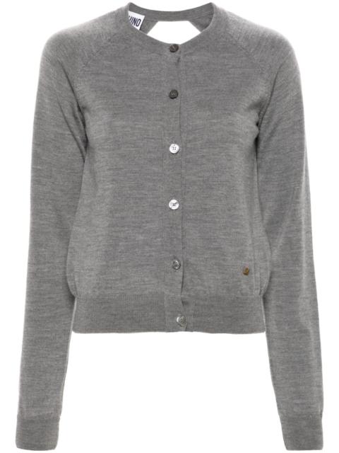mélange-effect cardigan