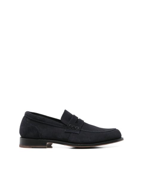 suede loafers