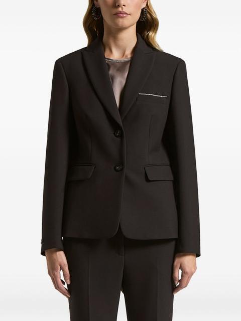 single-breasted blazer