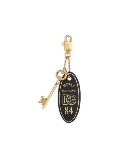 logo-plaque keyring