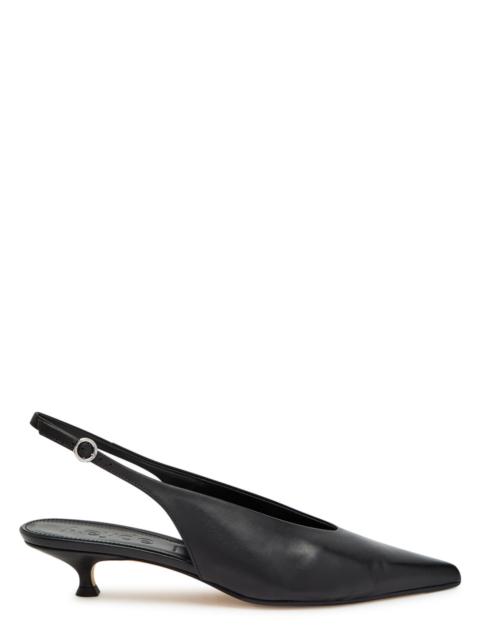 Aeyde Camila 35 Leather Slingback Pumps