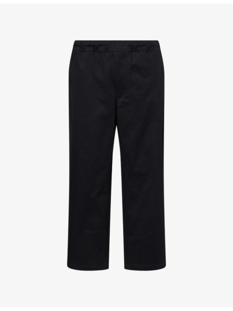 Bape Easy Wide-Leg Cotton-Poplin Trousers
