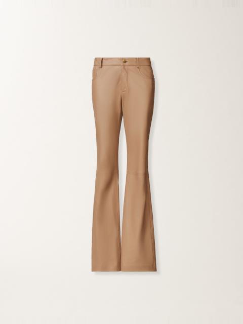 Nappa leather trousers