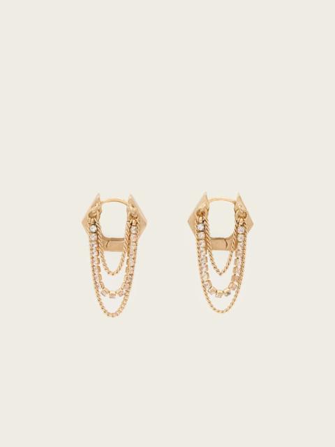 RUBI CHAIN EARRINGS
