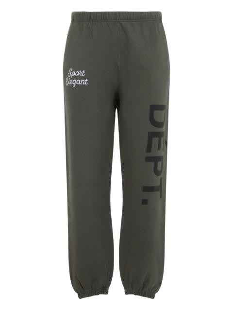 Graphic track pants