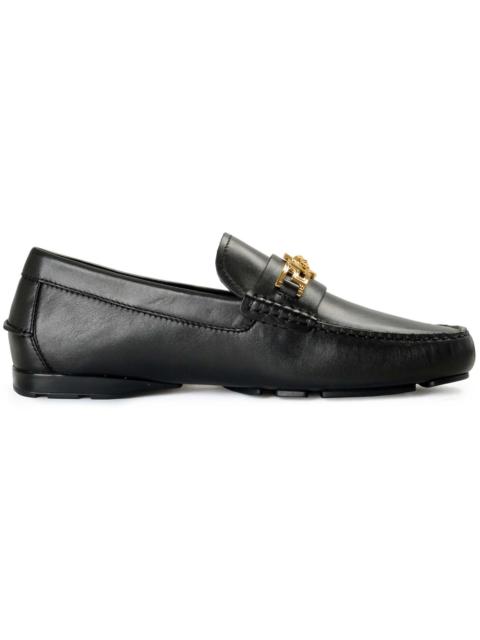 Versace Medusa Leather Loafer Black
