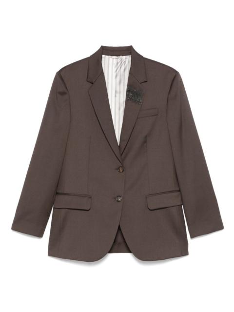 single-breasted blazer