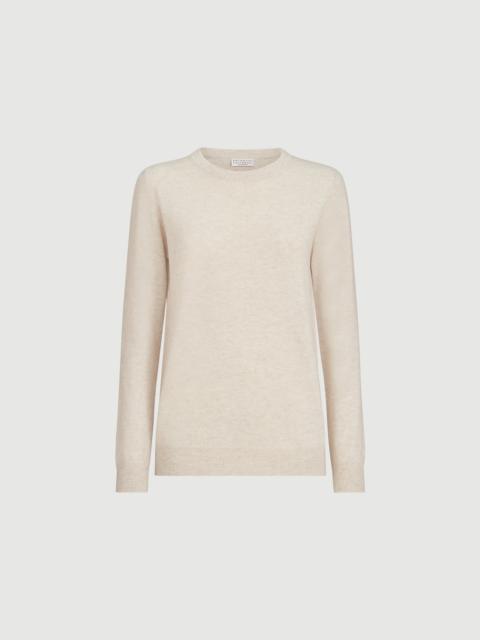 Cashmere sweater with monili
