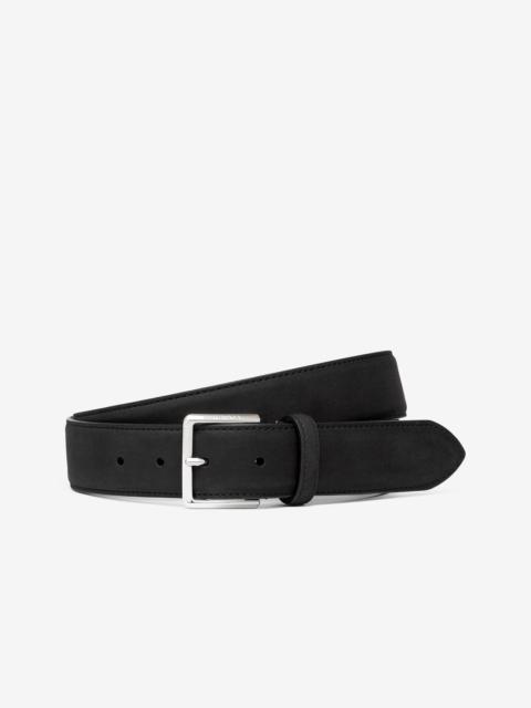 Black nabuk belt