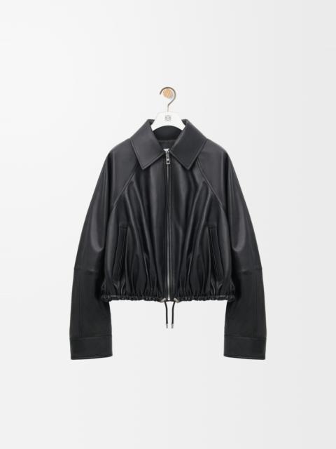 Balloon jacket in nappa lambskin
