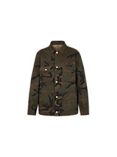Supreme x Louis Vuitton Jacquard Denim Chore Coat Camo