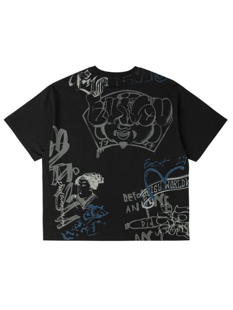 Allover EVISU Logo Graphic T-shirt