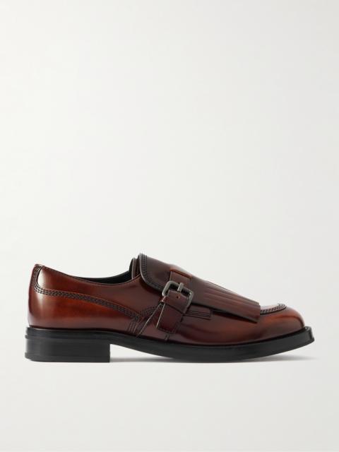 Piper Fringed Glossed-leather Brogues