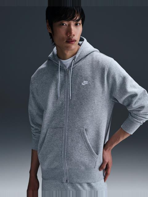 Nike Club Men's Full-Zip Fleece Hoodie