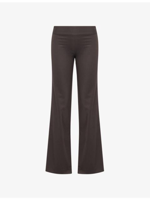 Ingrid Wide-Leg Woven Trousers