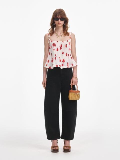 Black Barrel Leg Jeans