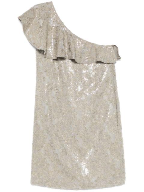sequinned mini dress