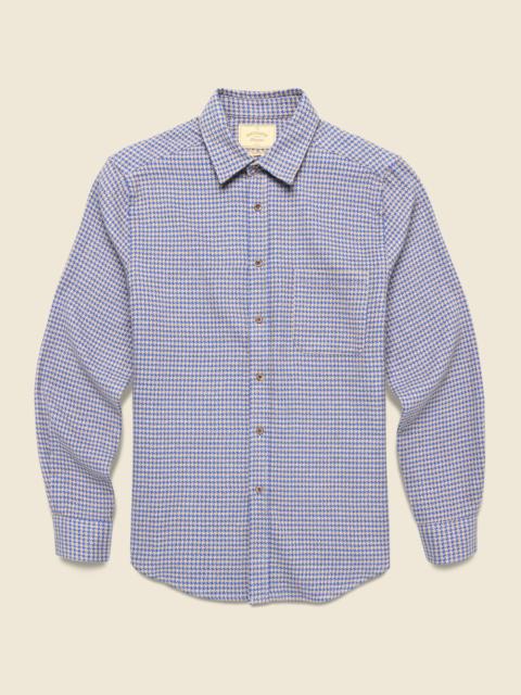 Pied Poule Shirt - Blue