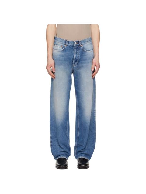 Blue Flattone Jeans